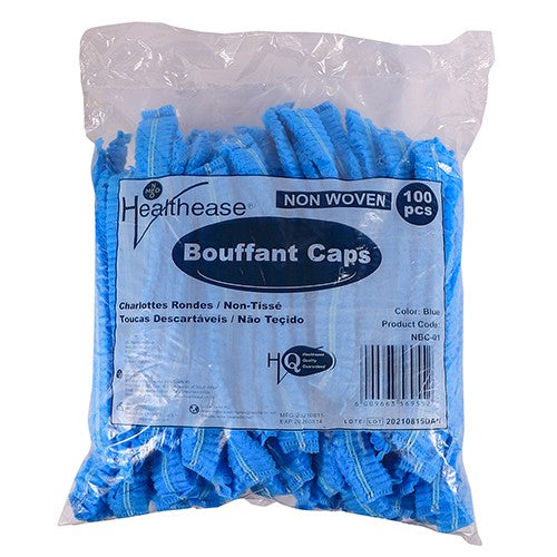 Mop Cap Bouffant Blue Healthease 100