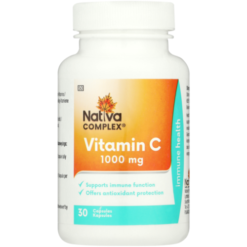 Nativa Complex Vitamin C 1000mg Capsules 30