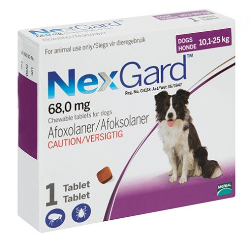 Nexgard 10.1-25Kg 3g Tablets 1