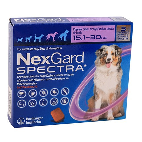 Nexgard Spectra Chew Tablets Large Dog 3 – Cura Pharm