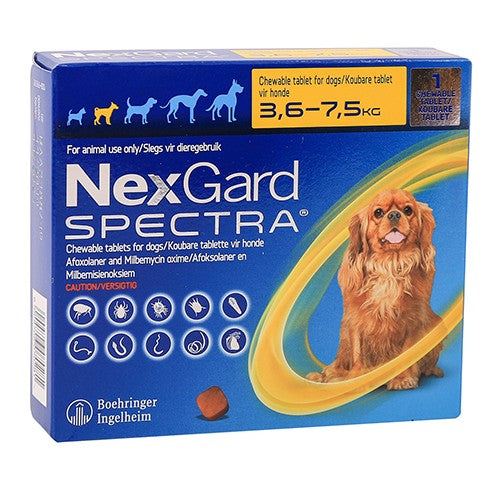 Nexgard Spectra Chew Tablets Small Dog 1 – Cura Pharm