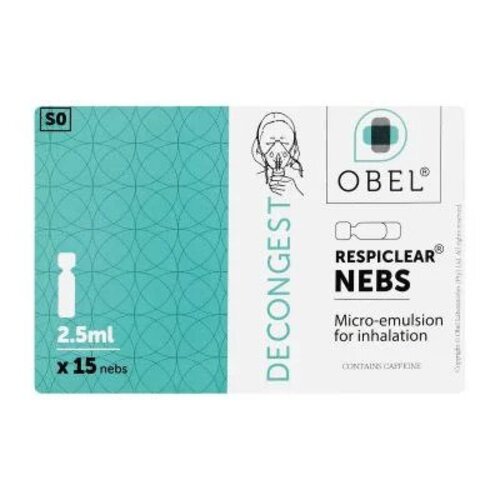 Obel Respiclear Nebs 2.5mlx15