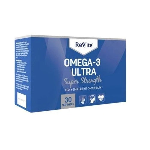 Revite Omega3 Ultra 1g 30 Softgel Capsules Cura Pharm