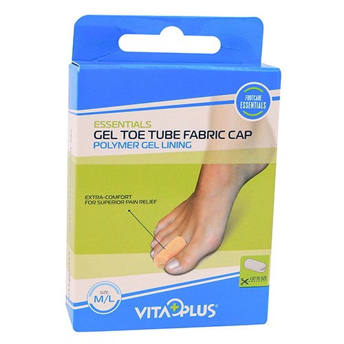 Toe Cap Gel Lined Vitaplus M/L 1 piece