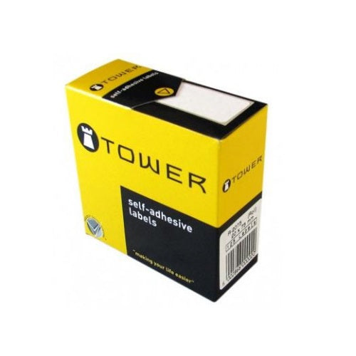 Tower White Roll Labels 20x75mm Rectangle – Cura Pharm