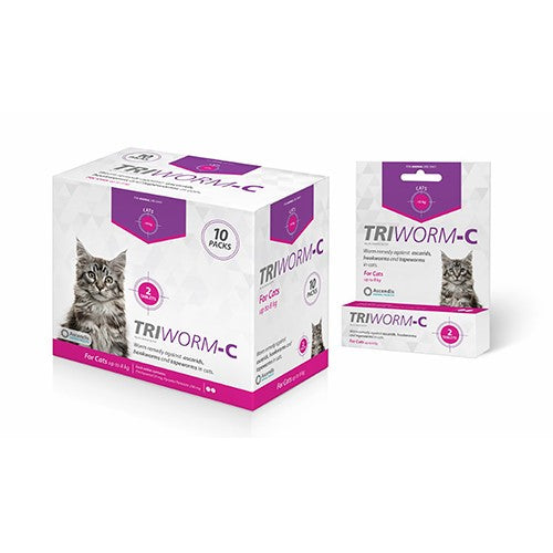 Triworm-C Cat 0-8Kg 10