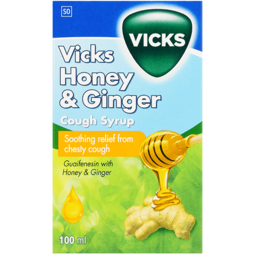 Vicks Honey & Ging Cough Syrup 100ml