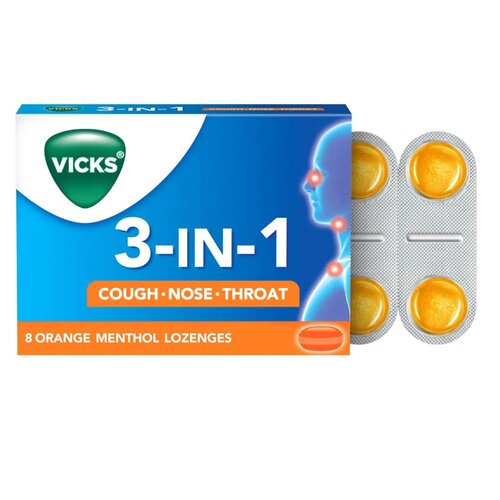 Vicks Vapolozenges Orange 2.5g X 8