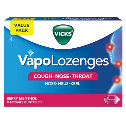 Vicks Vapolozenges Berry 2.5g X 24