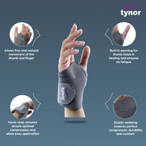 Wrist Brace With Thumb Universal Tynor