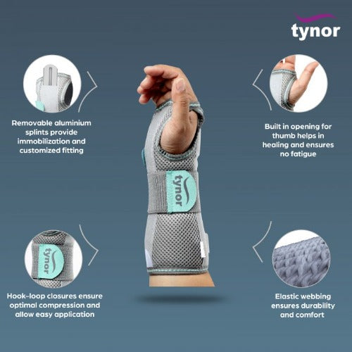 Wrist Forearm Splint Left Tynor