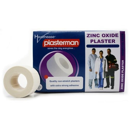 Zinc Oxide Tape 2.5cm x 5m Healthease 12